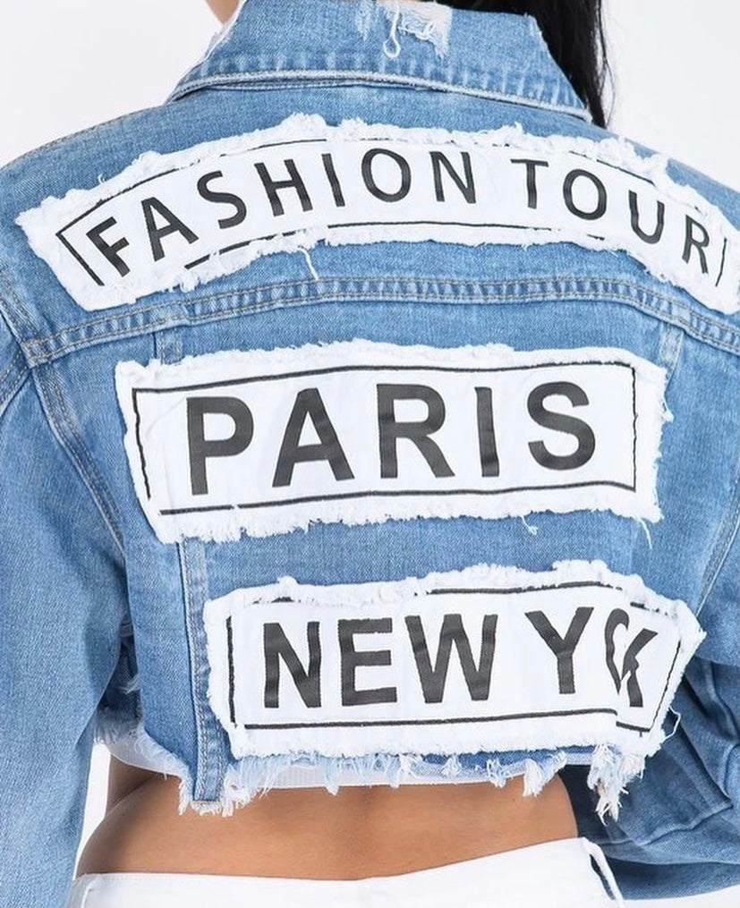 Fashion tour clearance denim jacket