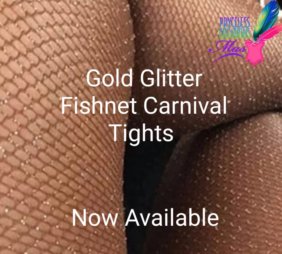 Gold glitter tights - Clovis