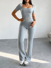 Load image into Gallery viewer, Make It Happen Top &amp; Pants Set - Gray
