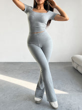 Load image into Gallery viewer, Make It Happen Top &amp; Pants Set - Gray
