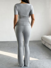 Load image into Gallery viewer, Make It Happen Top &amp; Pants Set - Gray
