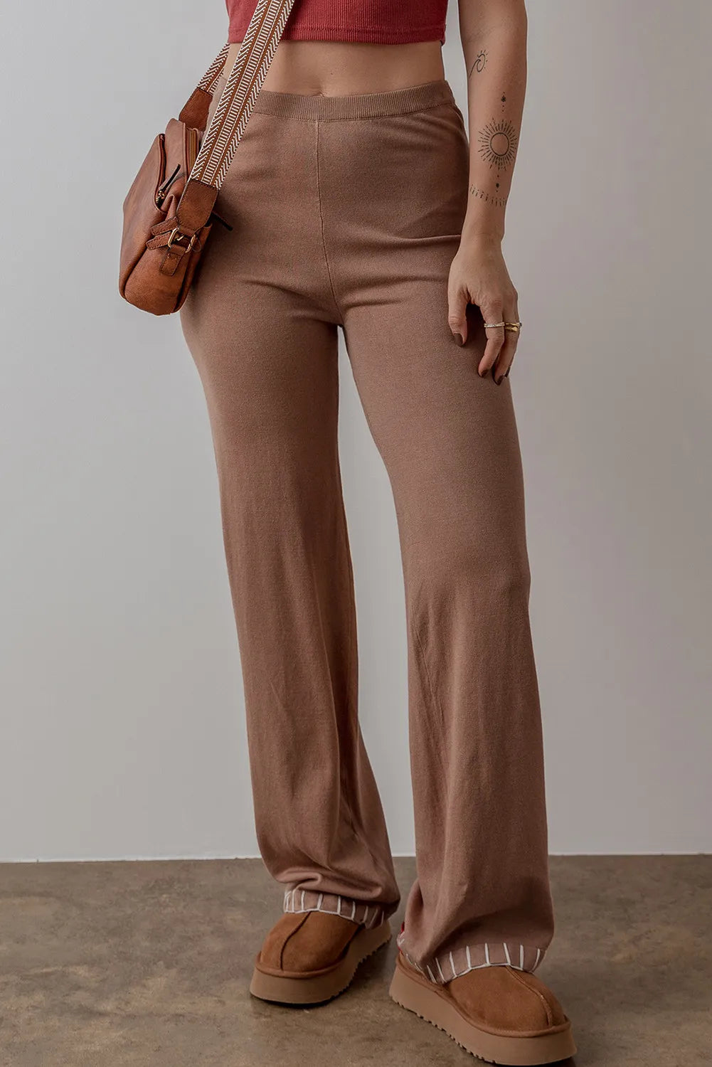 Sweet Days Trouser Pants - Brown