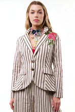 Load image into Gallery viewer, Aratta Derby Princess Stripe Blazer And Pants Set
